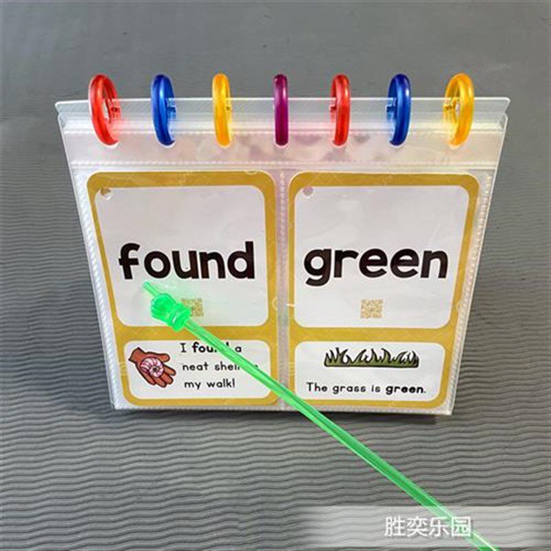 彩虹蘑菇孔e字卡收纳文件夹可擦写可拆卸5寸6寸7寸卡片相片活页夹