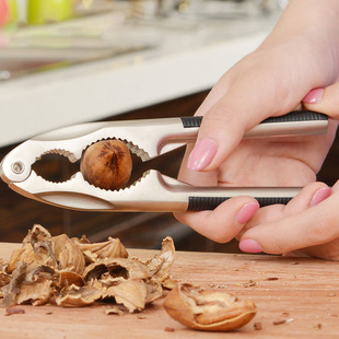 核桃夹子神器家用松子夹子榛子x开壳器坚果钳子干果不锈X钢304开