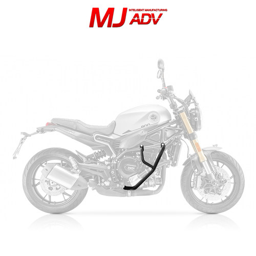 摩界适用于倍力尼幼狮800改装保险杆碳钢复古护杠车X身防摔杠保护