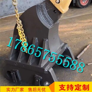 挖掘机松土器单i齿双齿鹰嘴勾抓木器挖斗D11卡特小松日立