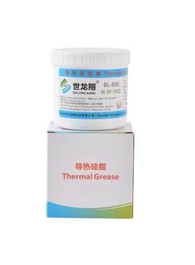 sl-830灰色1kg导热t硅脂电脑散热膏cpu导热硅胶显卡定制硅脂