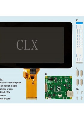 Raspberry Pi 4B/3 Model B+ Plus / 3B Official 7 IncWh TFT LC