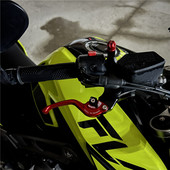 两指短款 改装 竞技牛角刹车离合手把车把 Flame500 适用高金aGK500