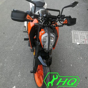 KTM duke 390 250改装护手护罩手把车把风挡挡风罩板防Z摔牛角保