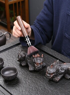 招财貔貅家居装饰摆件玄关客厅z办公室茶室茶桌面茶玩茶宠精品可