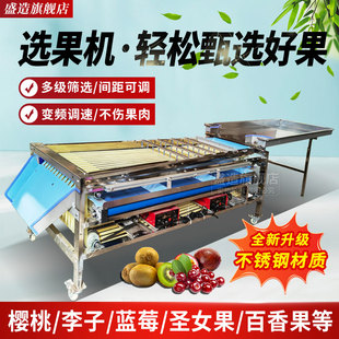 选果机全自动果蔬分级筛选机李子槟榔分拣机樱桃蓝莓百香果分选机