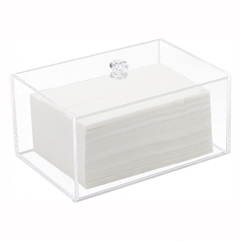 亚克力干燥纸收纳盒透明带盖烘干机K片洗衣凝珠衣夹分配盒