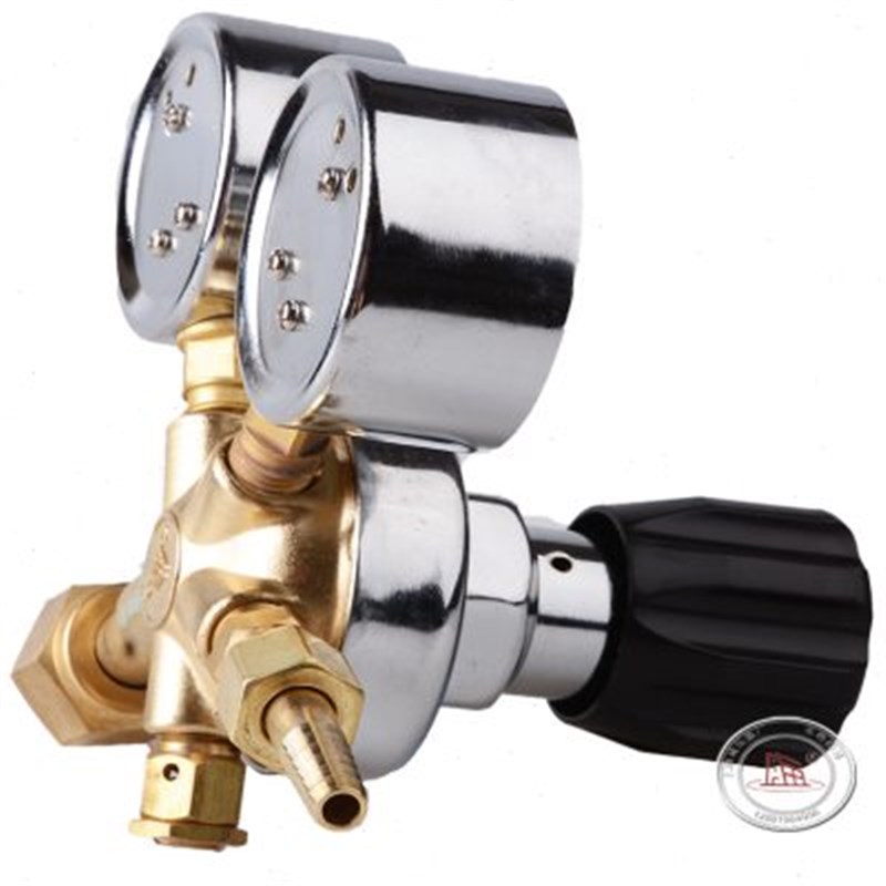 上海牌YQ-1*25标气减压器阀上海减压器厂低压表量程0-1混合气体