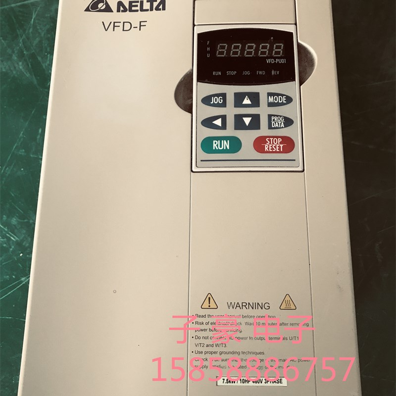 台达变频器VFD055B43A/5.5KW/380V原装拆机测试包好如图
