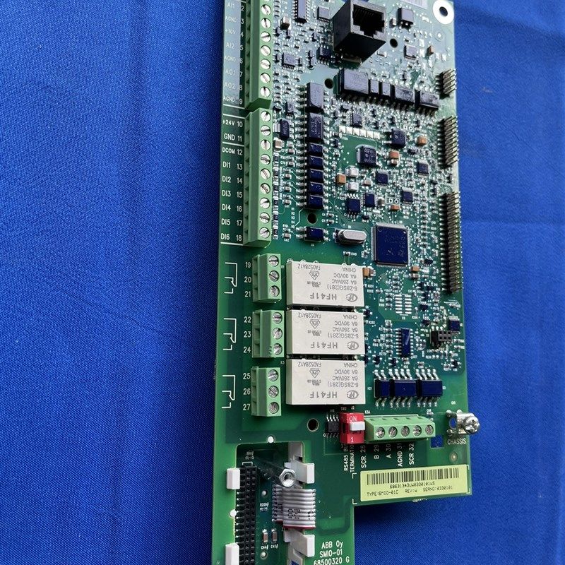 ABB变频器ACS550系列15/22/30/37/45KW主板CPU板io控制板SMIO-01C