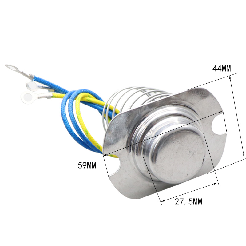 电饭煲温控传感器温控磁钢电饭锅压力锅圆形带线温控器磁钢三线