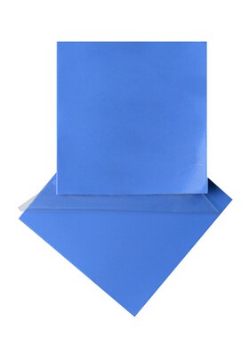 cpu导热硅胶片散热绝缘蓝色硅胶贴片1J00*100mm导热硅胶垫