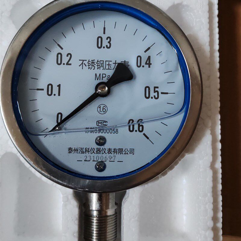 304不锈钢压力表耐震径向型yn100bf压力表水压气压液压油压防腐
