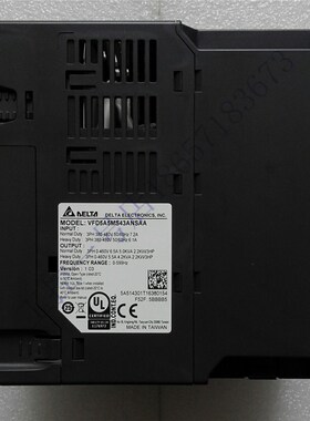 原装正品台达MS300变频器VFD7A5MS21ANSAA质保1年1.5KW/单相220V