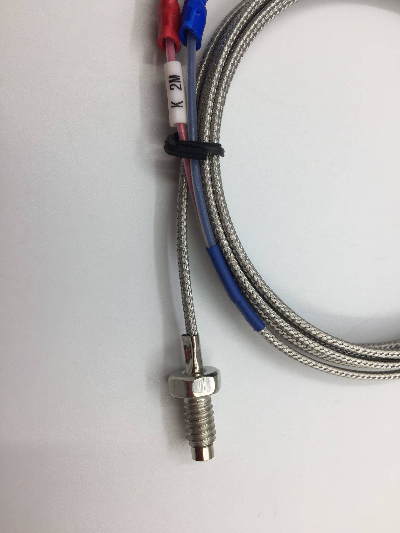 新品k型2米螺钉热电偶控温0一800度传感器探头温控器感温头高温头