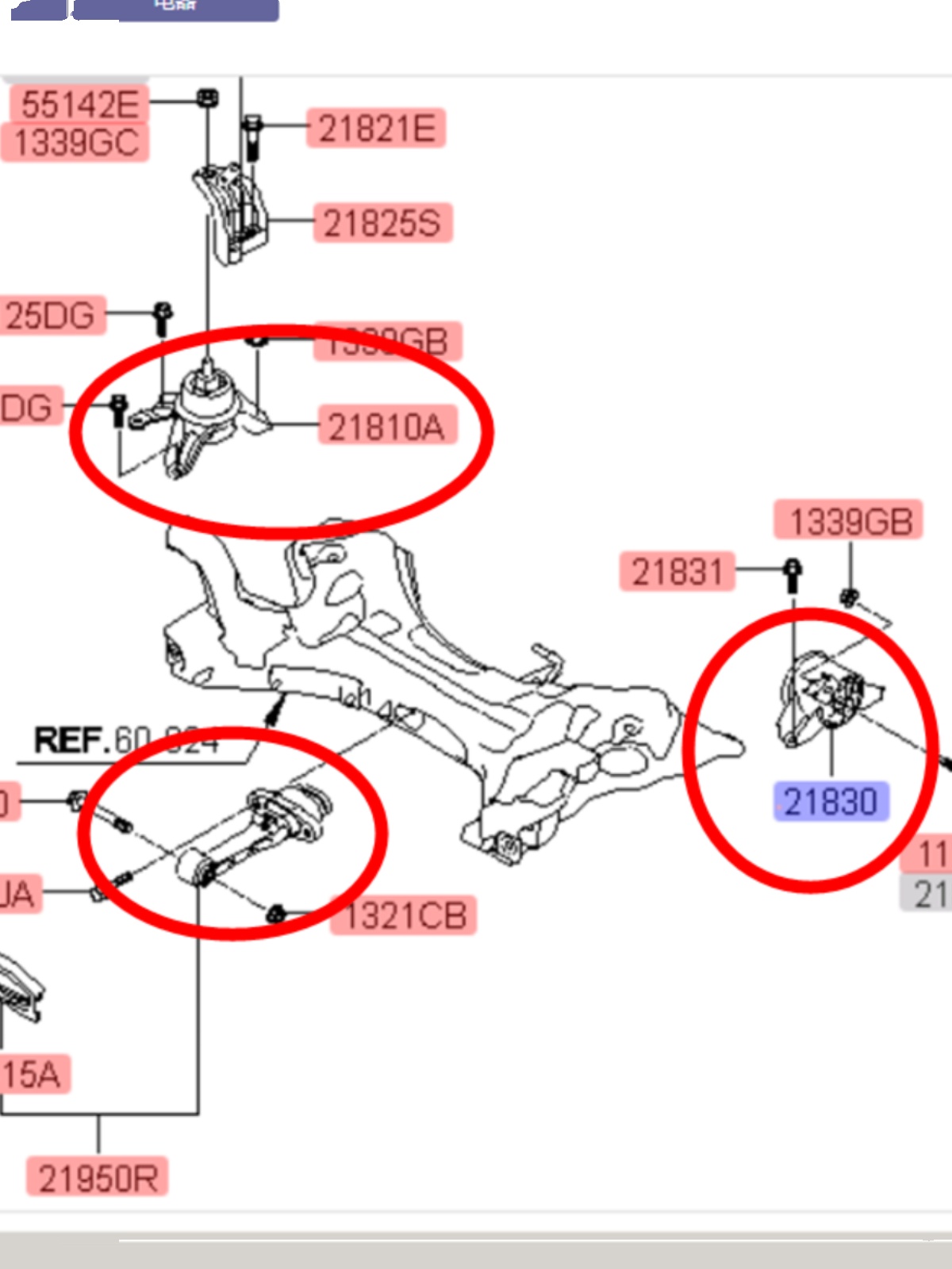 适配起亚K5机爪垫原车1015款K5发动机固定支架 变速箱固定支架