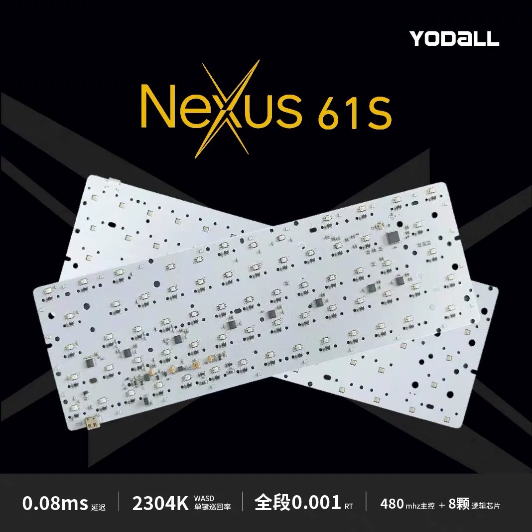 nexue61s磁轴磁轴满改轴体PCB图片