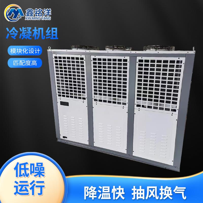 冷藏制冷设备箱式制冷机组保鲜库U型冷凝机组冷冻库工业冷凝机组