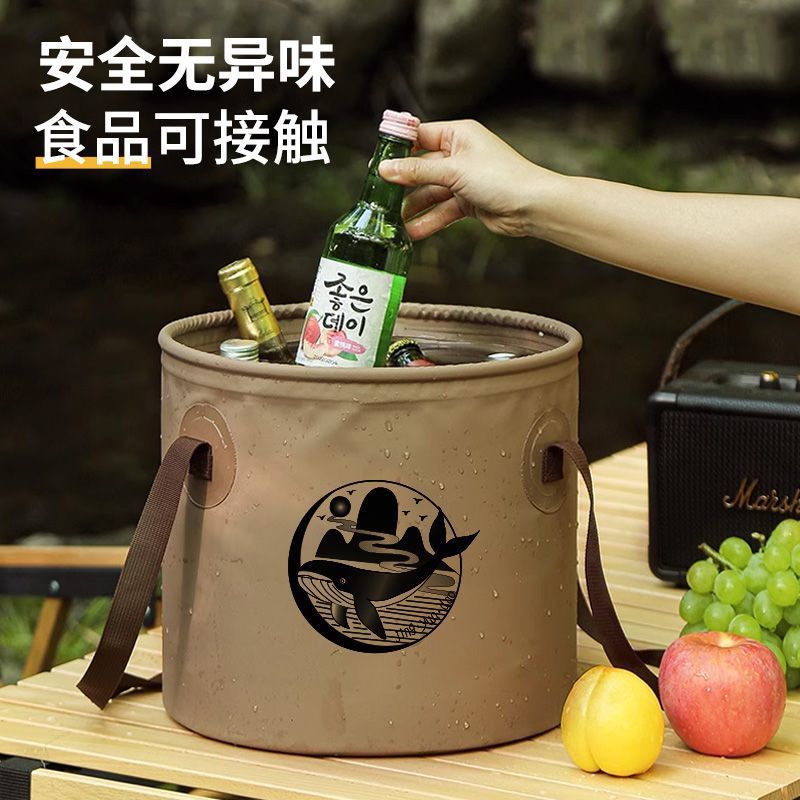 户外双用叠水桶沙滩包露