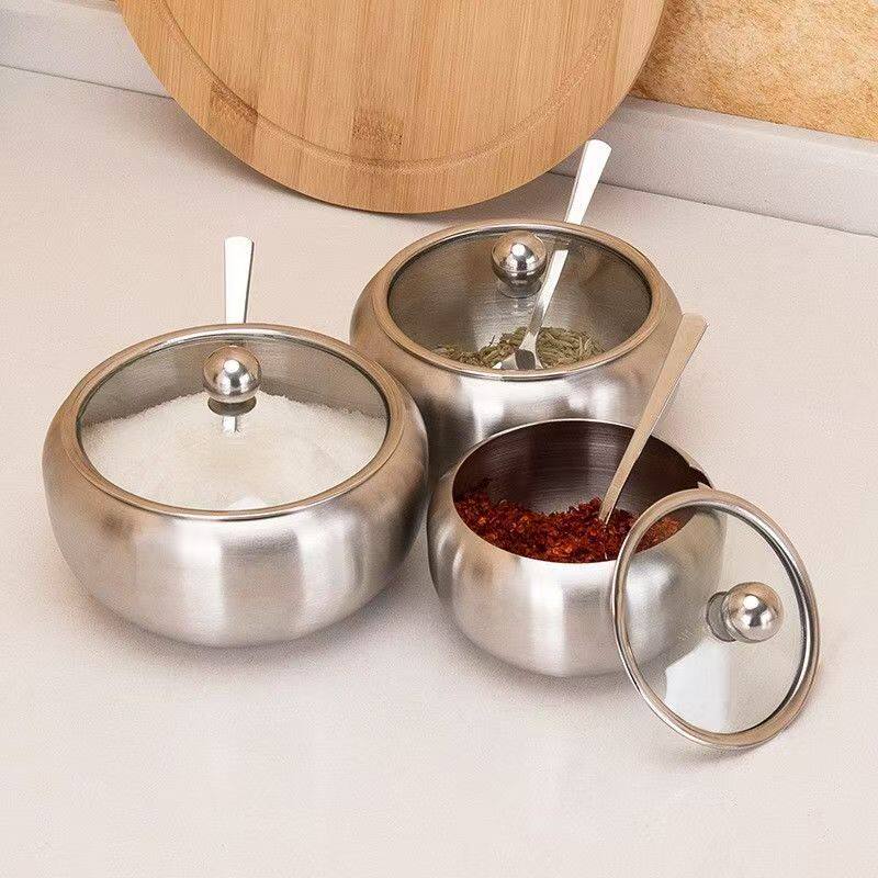 加厚不锈钢调味罐大容量
