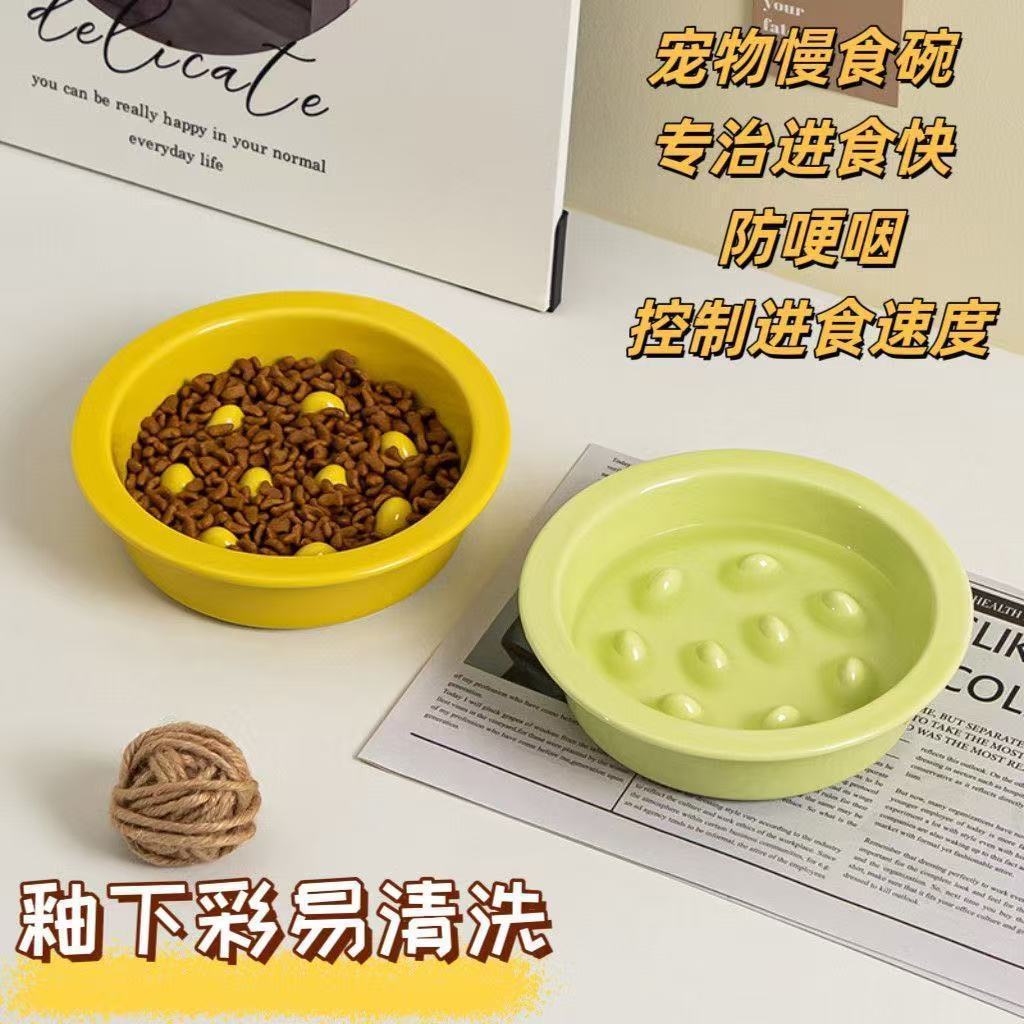 BD陶瓷宠物碗高颜值猫咪