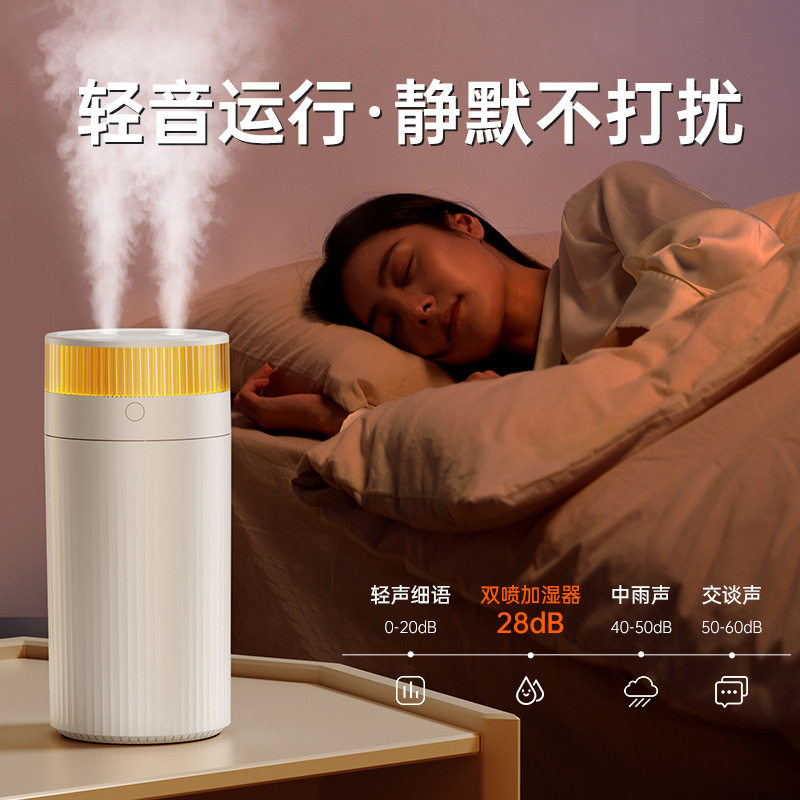 新款加湿器家用双喷大雾U
