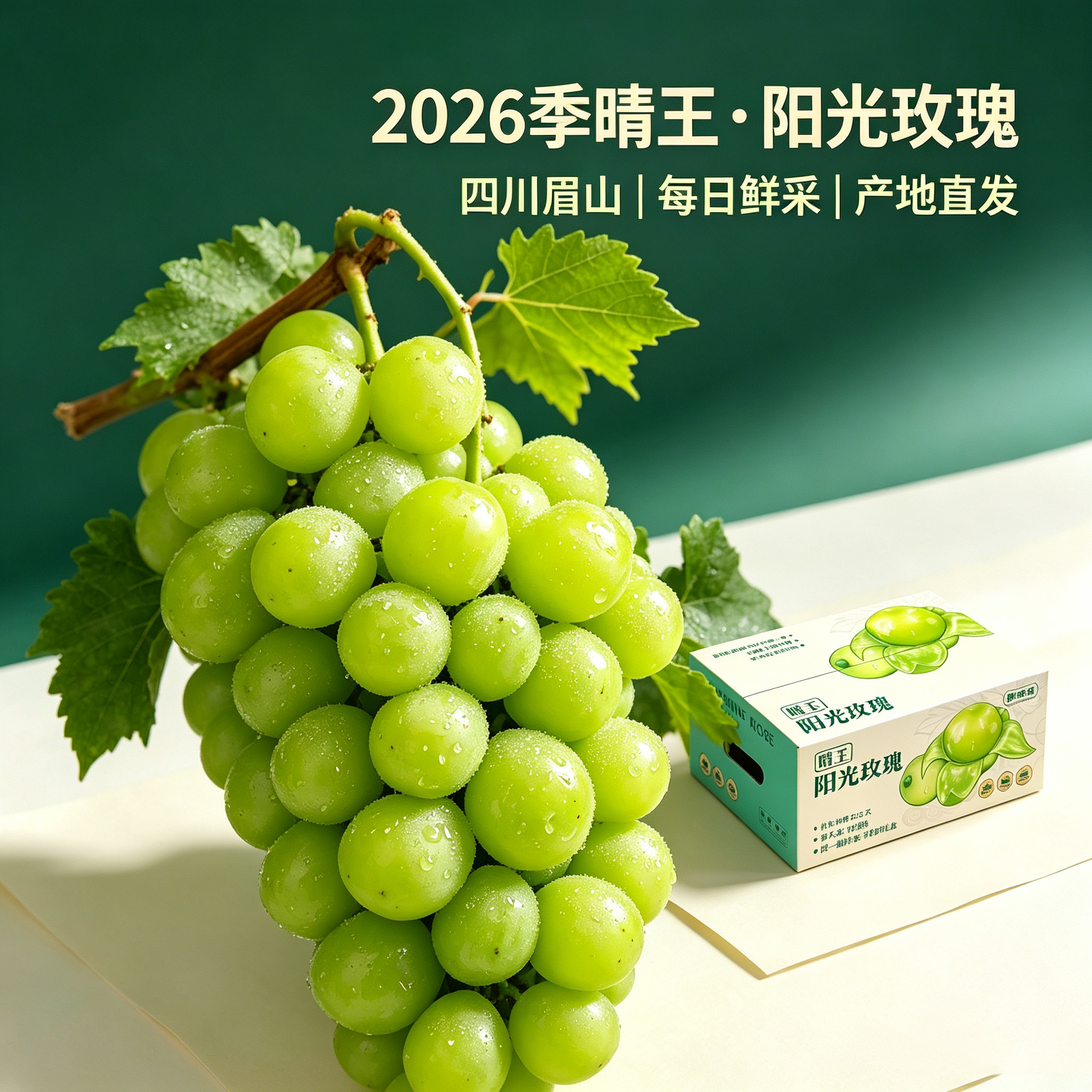 2026年阳光玫瑰四川眉山晴王葡萄/提子