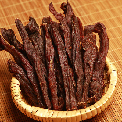 (超干) 正宗内蒙古风干牛肉干灌装 250g/罐 拍两罐划算