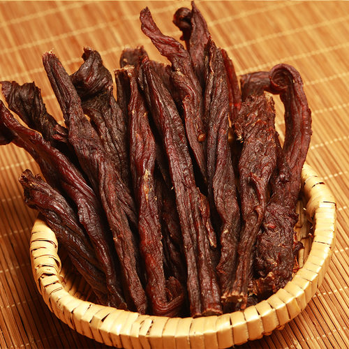(超干) 正宗内蒙古风干牛肉干灌装 250g/罐 拍两罐划算