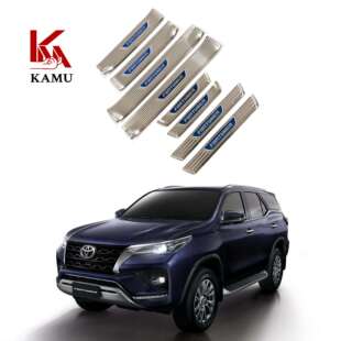 适用于丰田Fortuner2016-2024不锈钢门槛条迎宾踏板