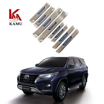 适用于丰田Fortuner2016-2024不锈钢门槛条迎宾踏板