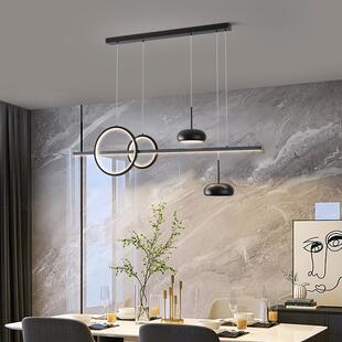 餐厅吊灯创意个性艺术饭厅灯现代简约设计师长条餐桌灯led吧台灯