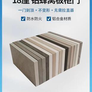 铝合金衣柜橱柜门定制铝蜂窝门板订做肤感高光全铝厨房厨柜门自