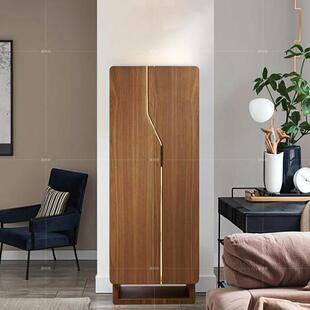 轻奢首饰柜智能密码指纹锁别墅家用保险柜意式高端实木珠宝收纳柜