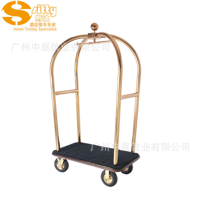 厂家直销SITTY斯迪91.2021S酒店304不锈钢行李车