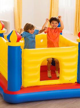48259充气城堡跳跳乐儿童蹦蹦床折叠小型室内淘气堡