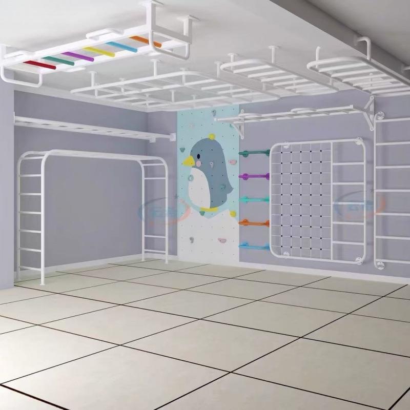 健身器材室内家用单杠引体向上肋木攀爬组合儿童云梯