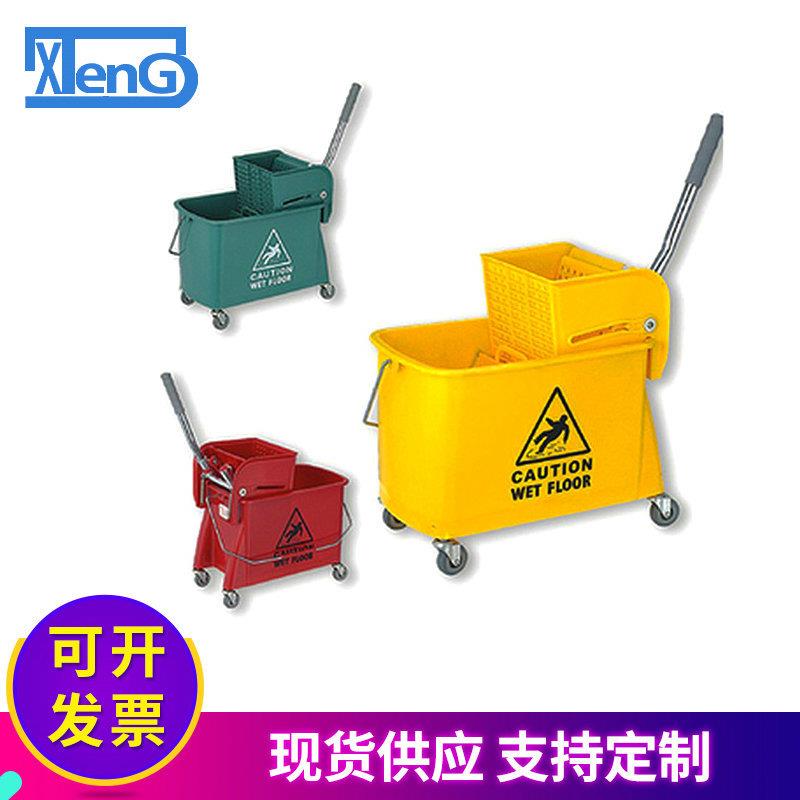 超宝B-03820L轻巧型榨水车侧压式挤拖把桶家庭用挤水桶车保洁