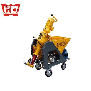 WG5C搅拌泵送喷涂厚喷薄喷浆料均匀全自动轻质石膏基砂浆喷涂机