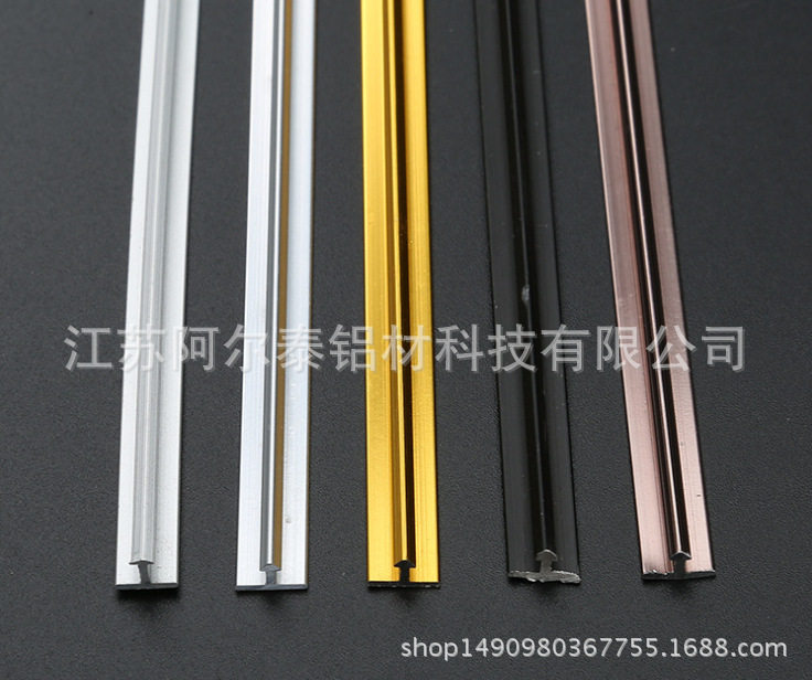 生产铝合金分隔线条造型线条T型条修边线
