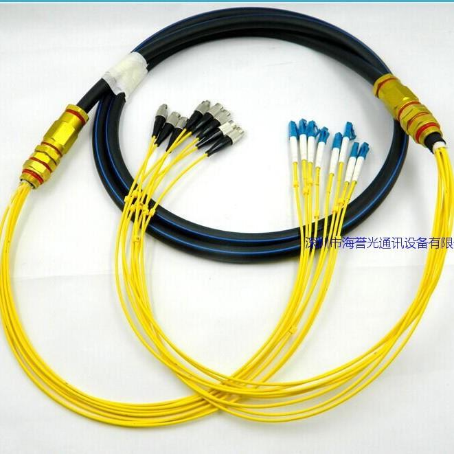 深圳优质供应LC/UPC-FC/UPC单模8芯防水跳线1米可按要求现
