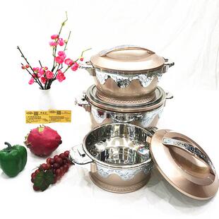 2.3L-4.5-6.5L3PCS莲花双层保温盒