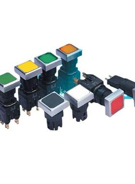 天逸φ16带灯按钮开关LA42(S)PDF带灯方形按钮豪华镀金触点按钮