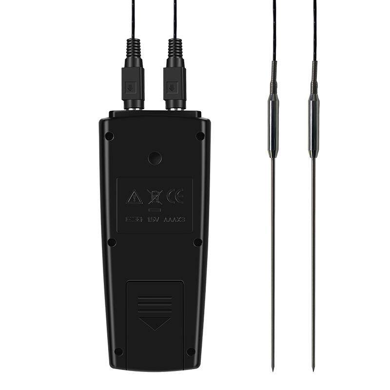 宇武Pt1000铂电阻探头温度计液气探头温度测量仪Yet710L/720L