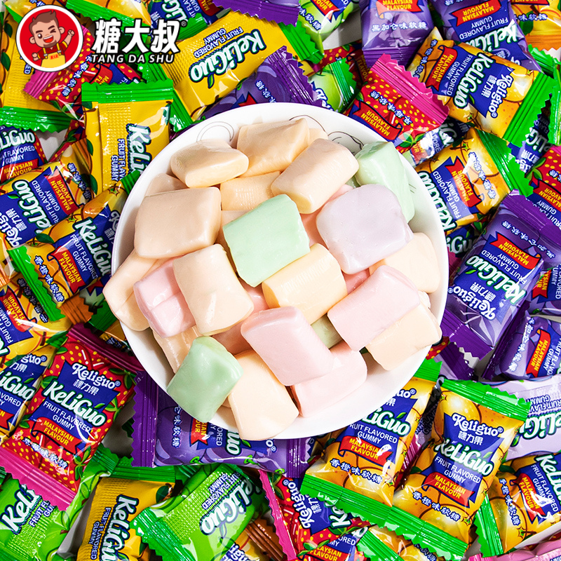 糖大叔水果味软糖喜糖果正宗马来西亚风味六一儿童瑞士糖零食混合