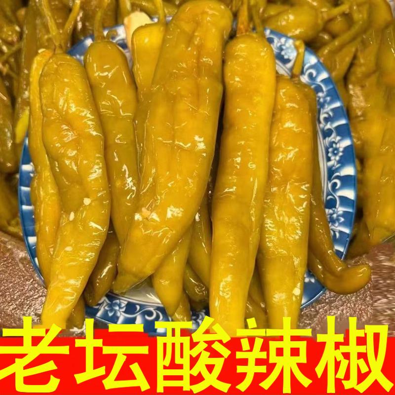 醇正山东老坛酸辣椒即食咸菜商用辣椒下饭红油开胃泡菜腌辣椒