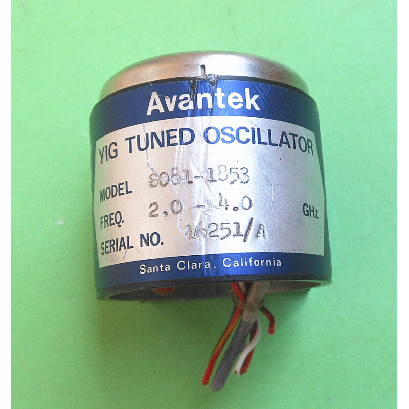 AVANTEK Y081-1853 2.0-4.0GHz SMA振荡器/YIG