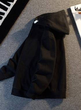 一树202款5新本命年酒红抓绒男拉炼NWY01059 炼 卫衣休闲石 百搭