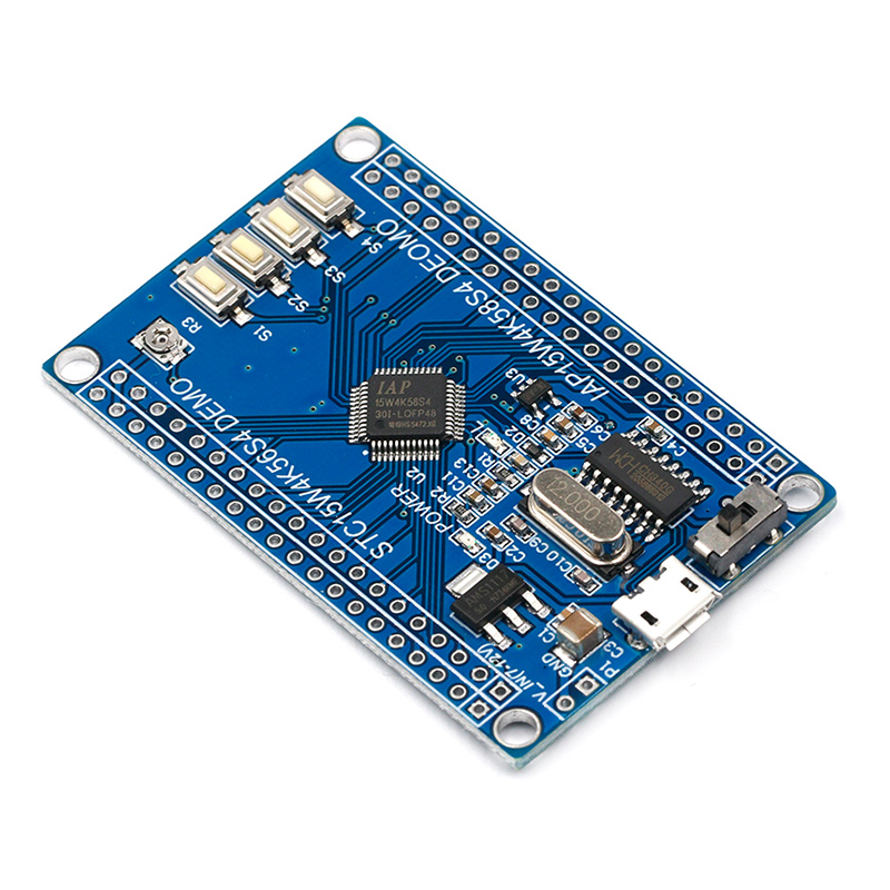 STC15 单片机小型系统板 IAP15W4K58S4 核心板 STC15W4K56S4