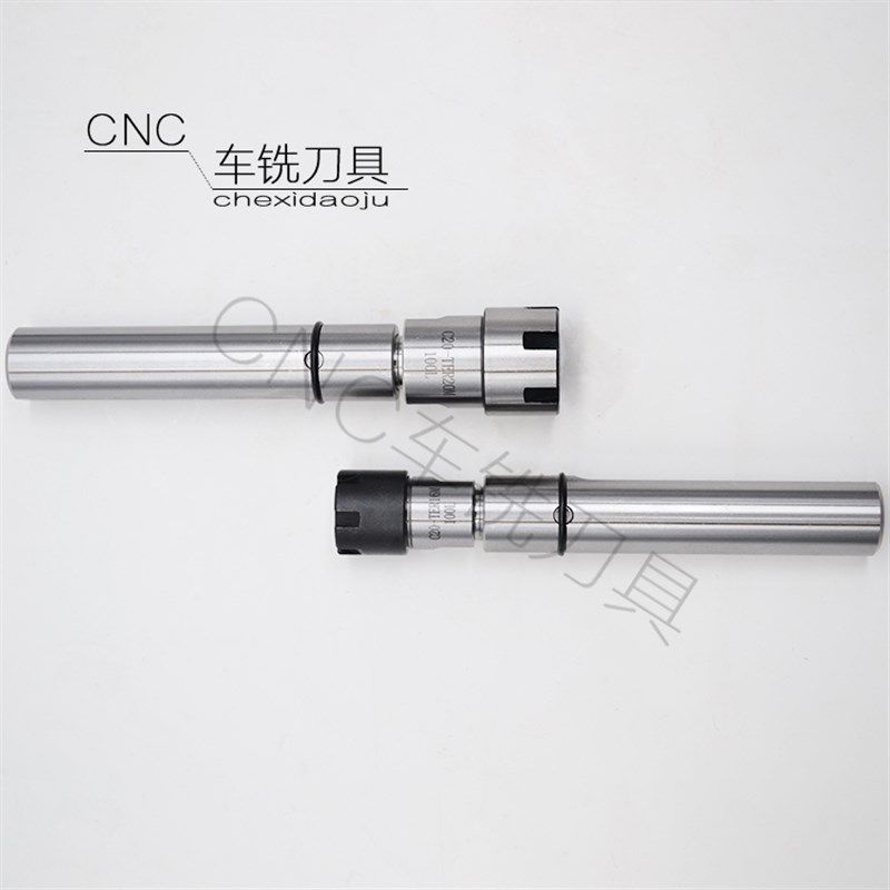 数控车床直柄伸缩式攻牙器螺距补偿ER浮动攻丝攻牙刀杆攻丝器配件